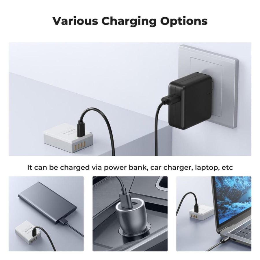 K&F Concept 2-Pack NP-W126 NP-W126S Battery with USB C Fast Charging for Fujifilm X Series