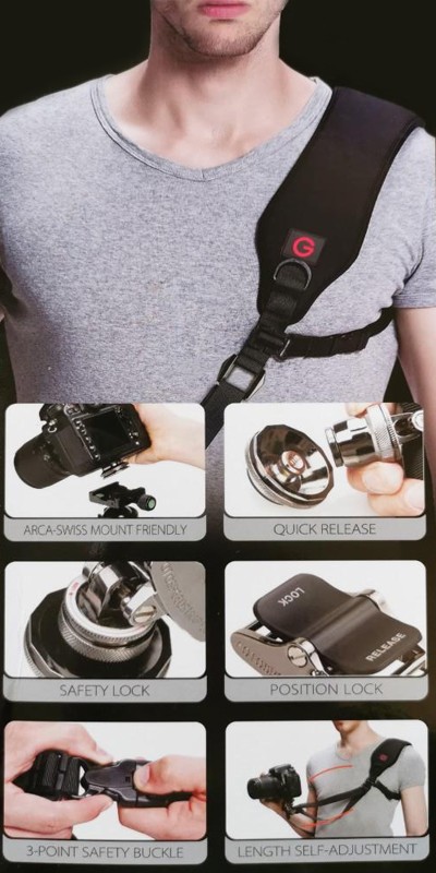 GGSFOTO F1s Speed Snapshot Camera Strap