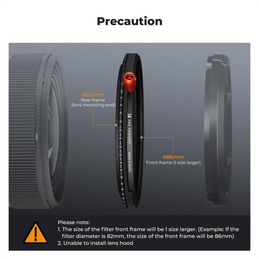 K&F Concept 77mm Variable ND2-32 (1-5 Stops) & Circular Polarizing Filter CPL & Black Mist 1/4 3 in 1 HD Lens Filter with 28 Multi-Coated for Camera Lenses Nano-Xcel Series