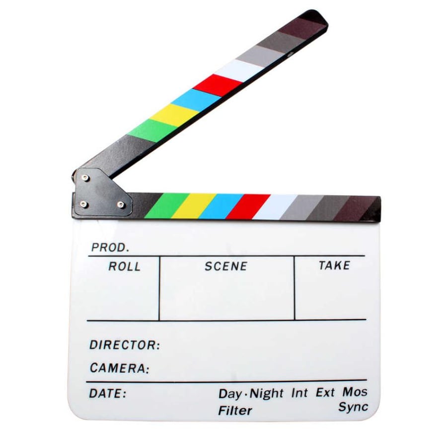 CA-FCB Colorful Film Clapboard