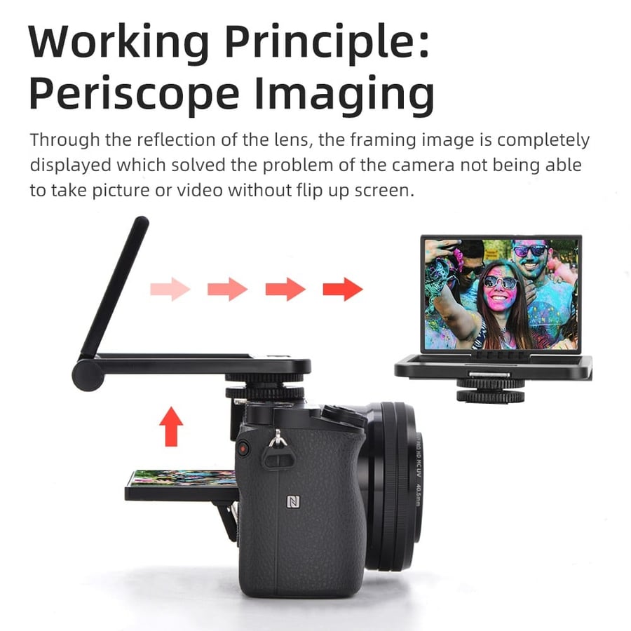 KingMa High Quality Camera Flip Screen Mirror For Selfie Volgging And Live Streaming