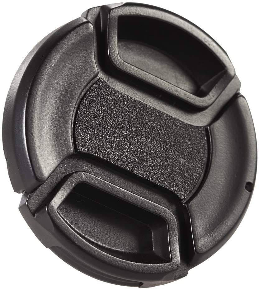 K&F Concept 67mm Center Pinch Snap-on Lens Cap Cover Keeper Holder for Canon Nikon Sony DSLR Camera