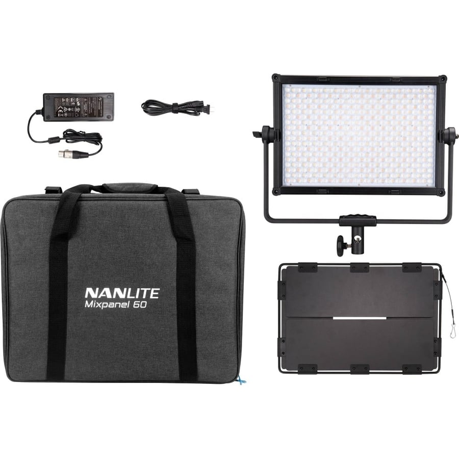 NanLite MixPanel 60 Bicolor + RGB Hard and Soft Light LED Panel