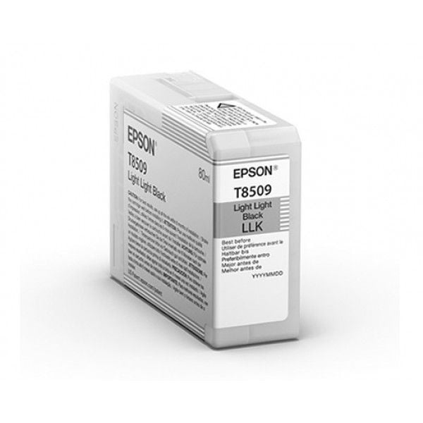 Epson T8509 UltraChrome HD Light Light Black Ink Cartridge 80 ml P800