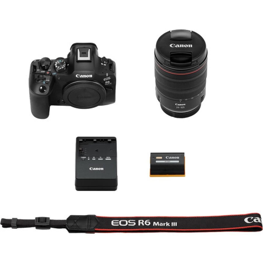 كاميرا كانون EOS R6 Mark III ميرورلس مع عدسة RF 24-105mm f/4