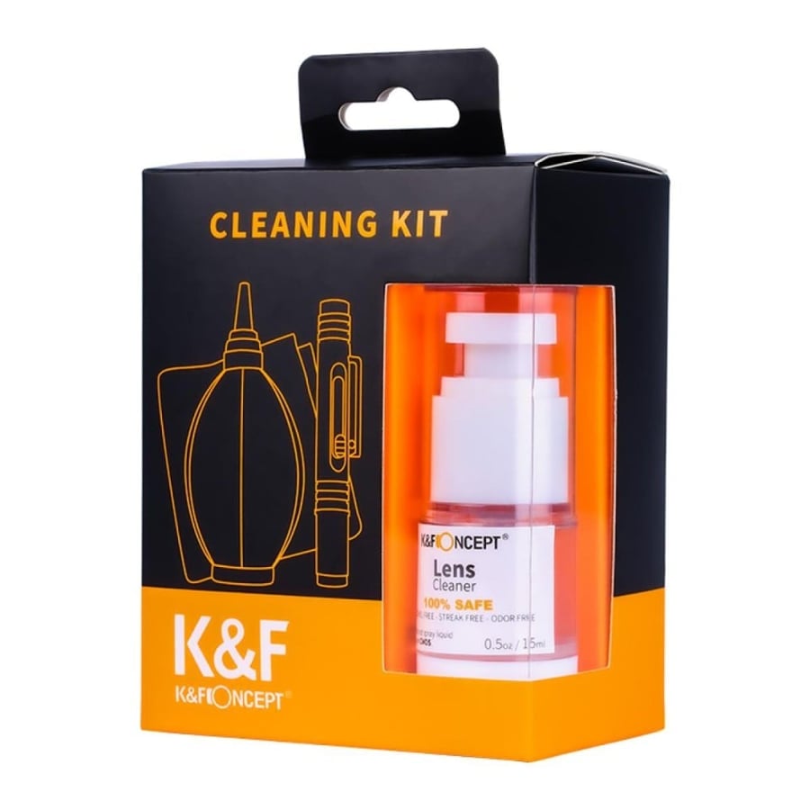 K&F Concept 4-In-1 Camera Lens Cleaning Pen Camera Lens Cleaning Kit for DSLR Camera