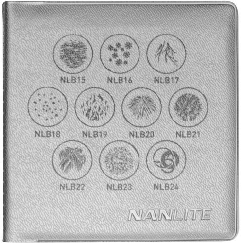 Nanlite Bowens Projection Attachment Gobo Set 2 (10-Pack)