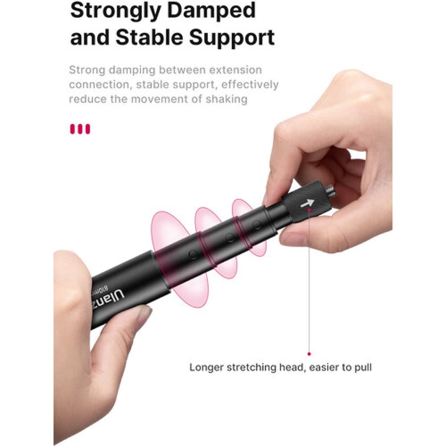 Ulanzi MT-58 Extendable Selfie Stick for Action Cameras (121cm)