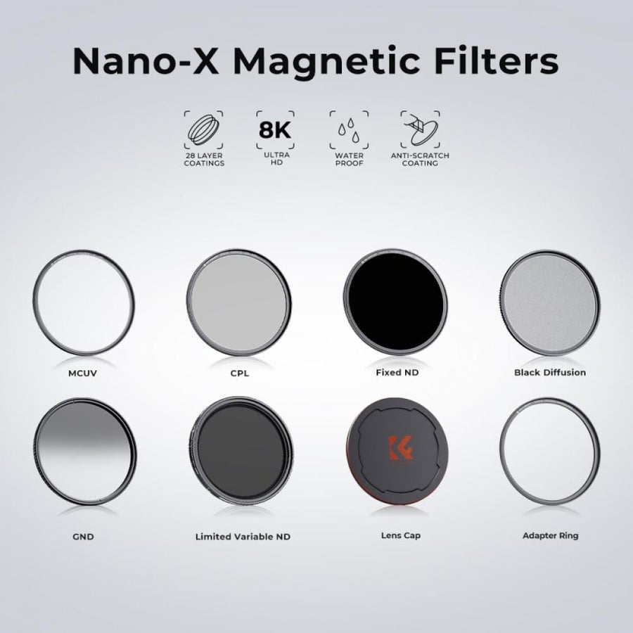 K&f 49mm CPL Circular Polarizer Magnetic Lens Filter HD Waterproof Scratch-Resistant Anti-Reflection Nano-Xcel Series