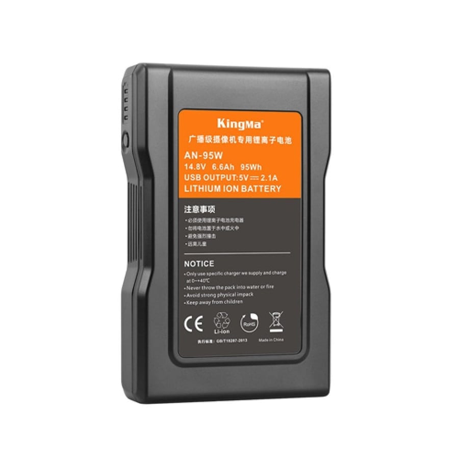 KingMa AN-95W High Load Gold Mount Li-ion Battery, 6600mAh