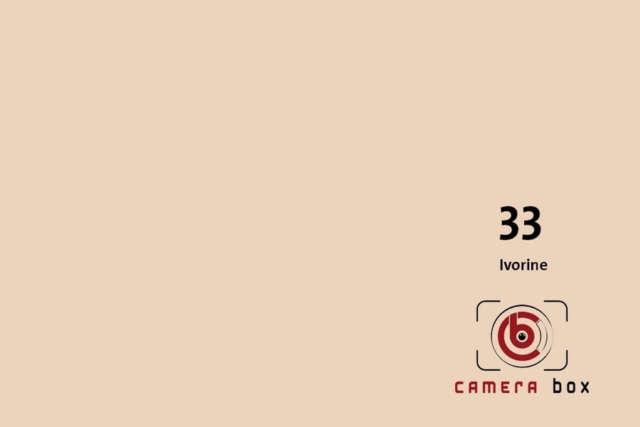 CameraBox #33 Seamless Background Paper (Ivorine, 1.35 x 10m)