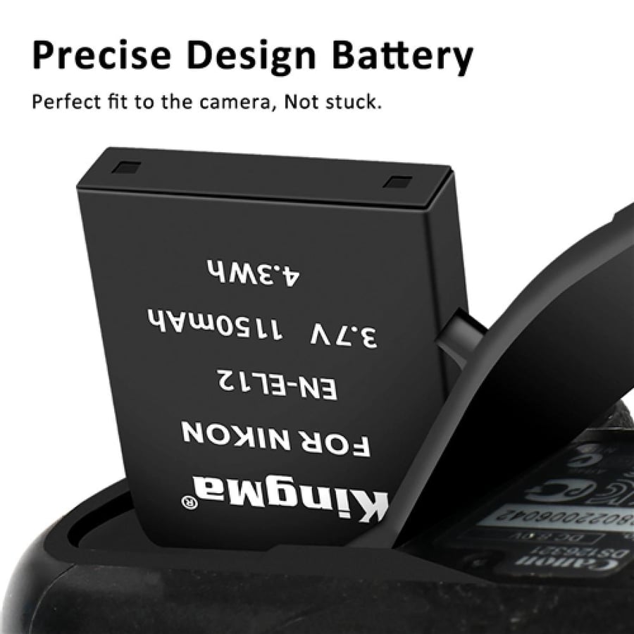 KingMa 1150mAh EN-EL12 Battery for Nikon
