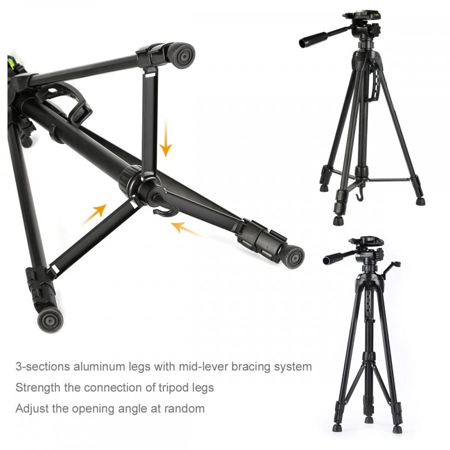 K&F Concept TL2023 Lightweight DSLR Camera Aluminum Tripod