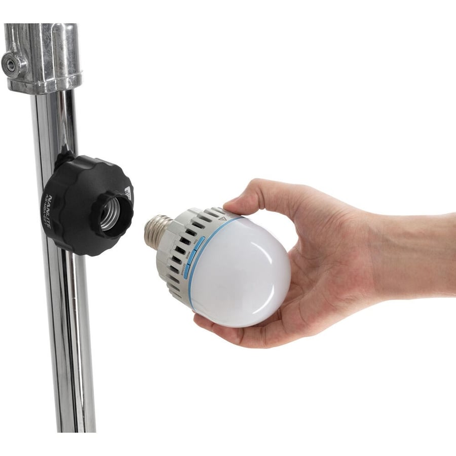 Nanlite E27 Magnetic Mount for PavoBulb 10C