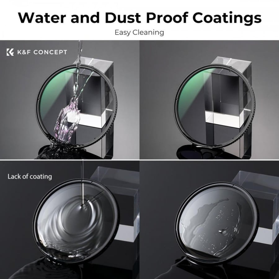 K&F Concept 58mm Nano X Multi-coated Polarized MRC Filter