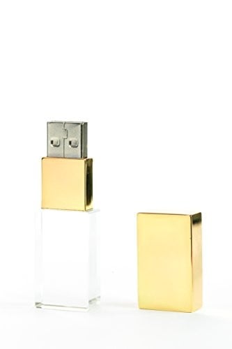 Gold Crystal Flash Drive, USB 32GB
