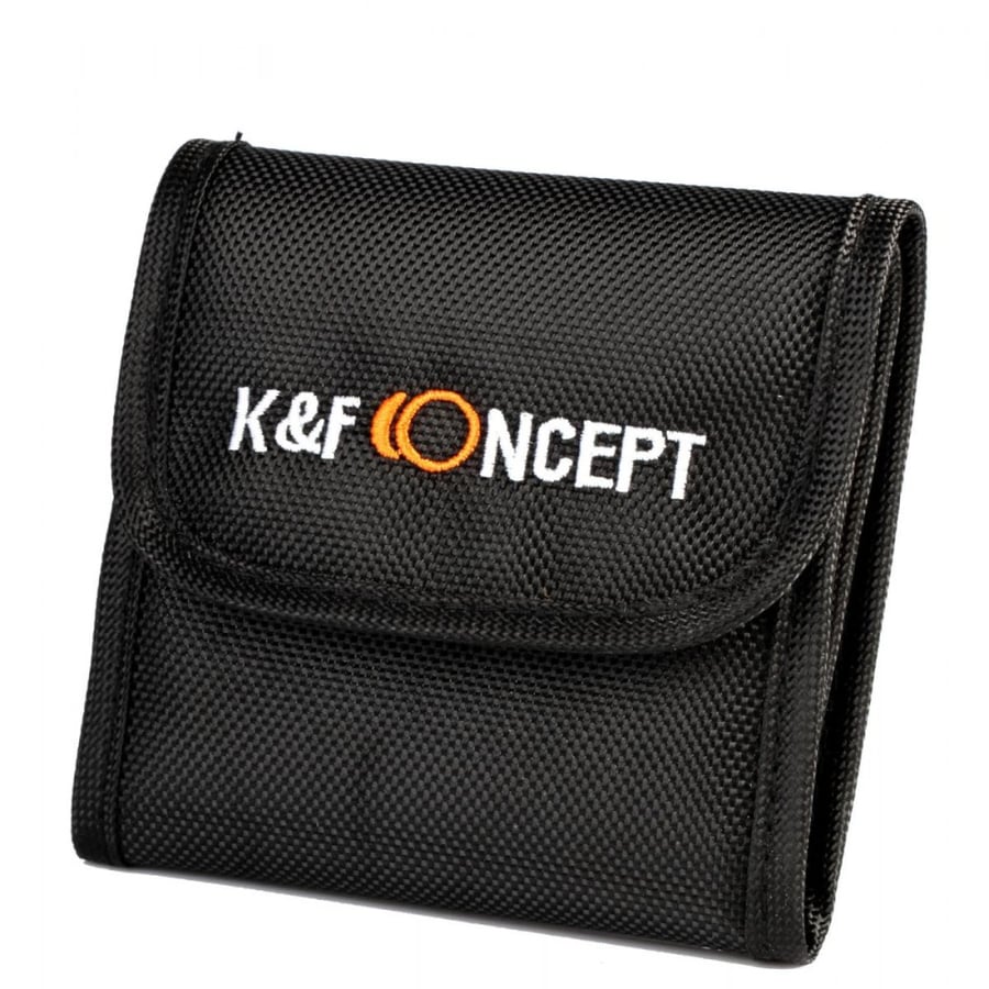 K&F Concept Lens Filter Case 3 Pocket Pouch