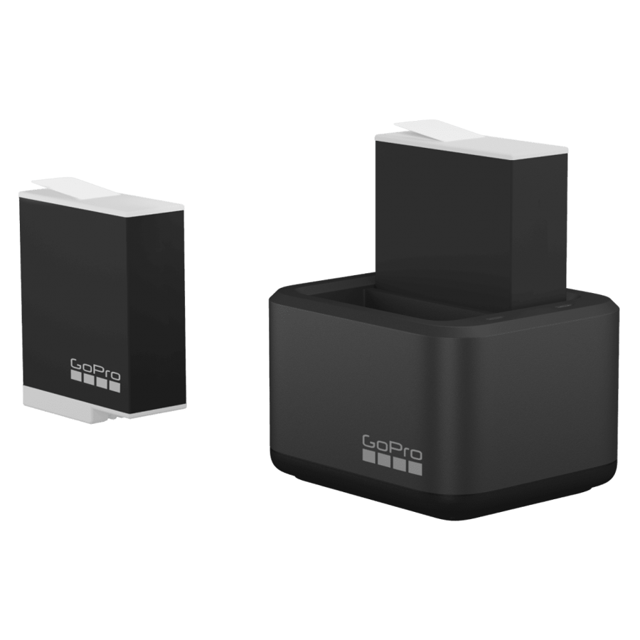 GoPro Dual-Battery Charger with Two Enduro Batteries for HERO9/10/11 Black