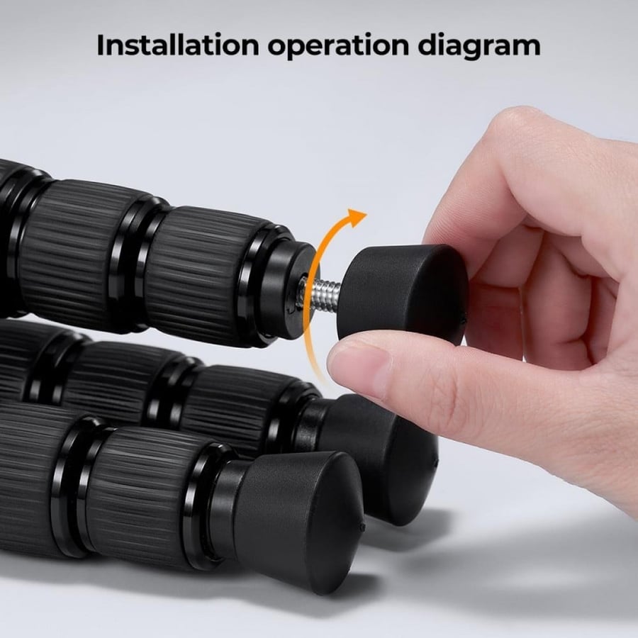 K&F Concept Universal Anti-Slip Rubber Tripod Foot Spikes (3 PCS)