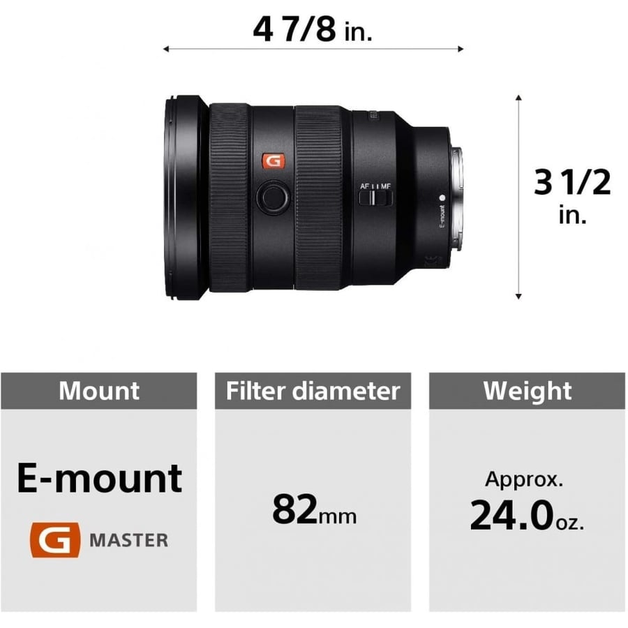 Sony FE 16-35mm f/2.8 GM Lens