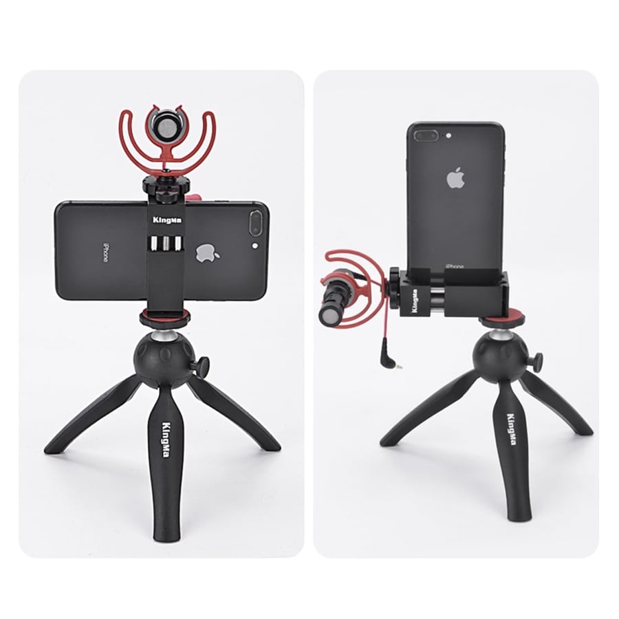 KingMa Aluminium Alloy Hot shoe Phone Clip used in Vertical or Horizontal Shooting