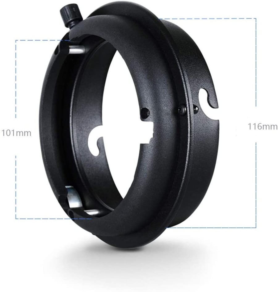 NICEFOTO SN-13 PRO Elinchrom to Bowens Interchangeable Mount Ring Adapter for Elinchrom Flash Strobe SN-13 Photography Studio