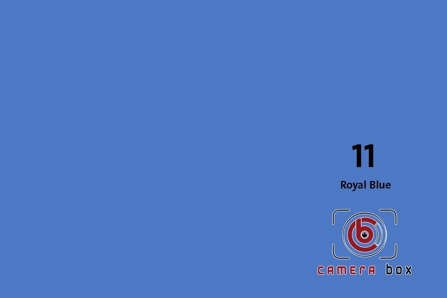 CameraBox #11 Seamless Background Paper (Royal Blue, 1.35 x 10m)