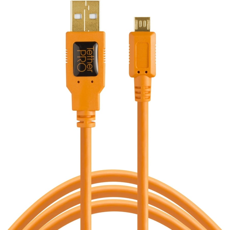 Tether Tools TetherPro USB 2.0 to Micro-B 5-Pin (4.6m - Orange)