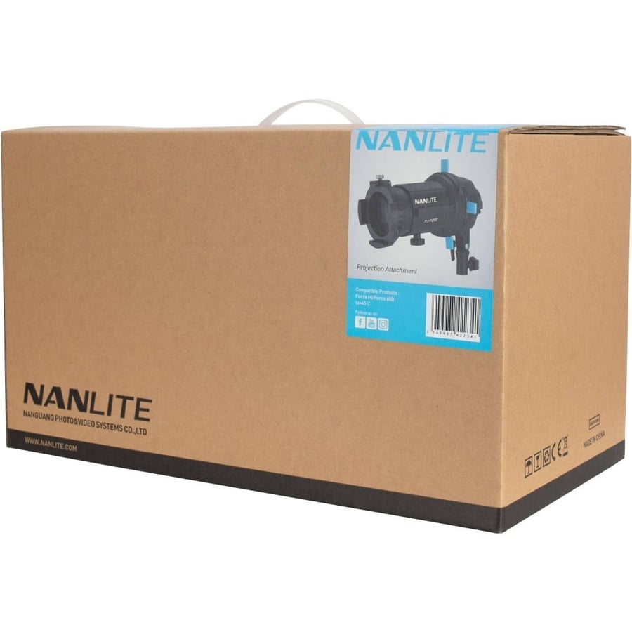 Nanlite Projection Attachment for Forza 60 and 60B LED Monolights with 19°Lens