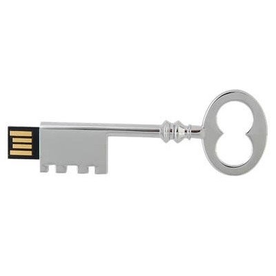 CLASSIC Silver KEY USB FLASH 16GB