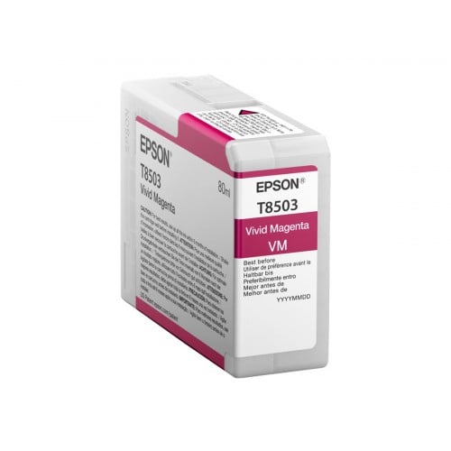 إبسون T8503 UltraChrome HD خرطوش حبر بالأرجواني الحيوي 80 ml P800