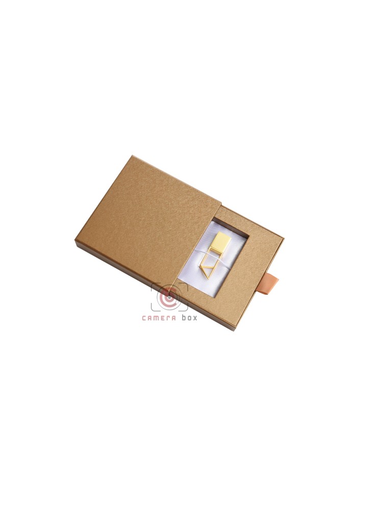 ألبوم بكس فلاش ذهبي USB 13x13