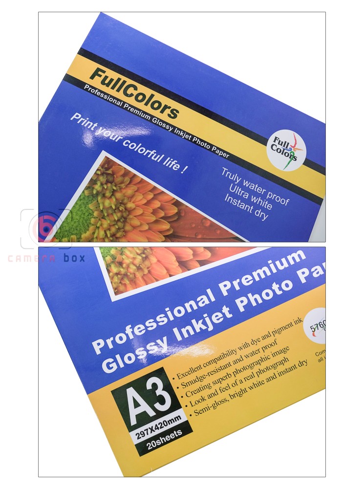 A3 GLOSSY full color 20 Sheets