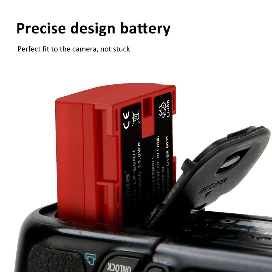 KingMa LP-E6NH Battery For Canon EOS, 2000mAh