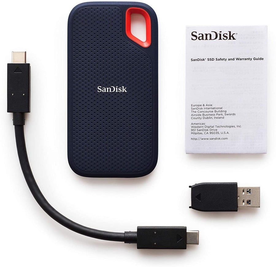 SanDisk 500GB Extreme Portable SSD - Up to 1050MB/s