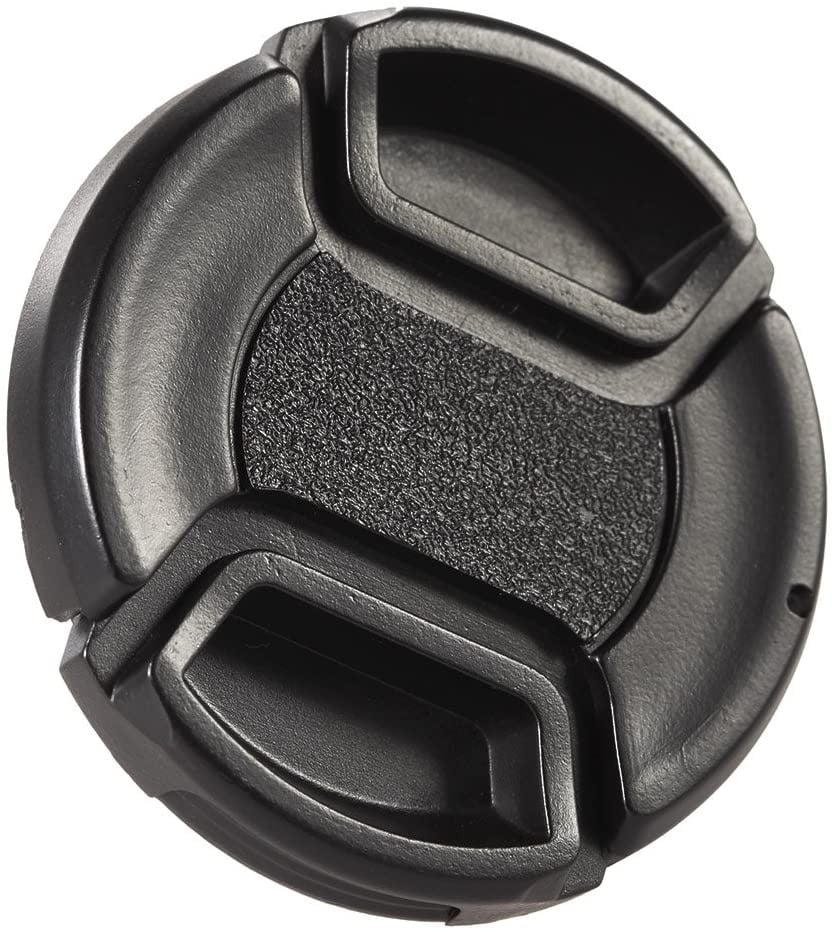 K&F Concept 40.5mm Center Pinch Snap-on Lens Cap Cover Keeper Holder for Canon Nikon Sony DSLR Camera