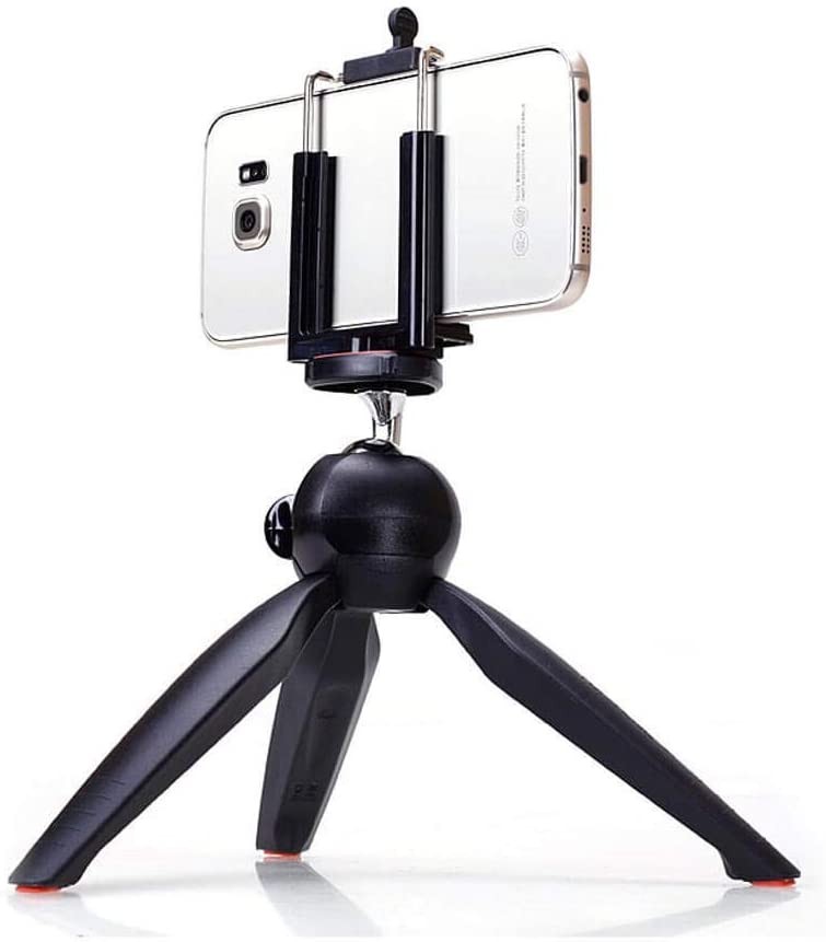 YUNTENG YT-228 Mini Tripod Mount + Phone Holder Clip