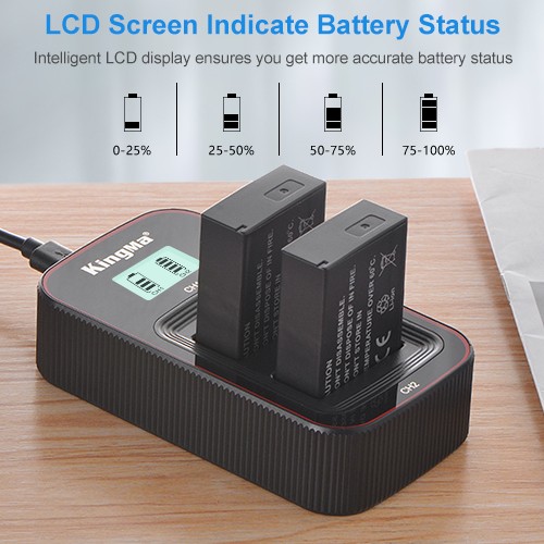 KingMa LP-E17 LCD Dual Charger