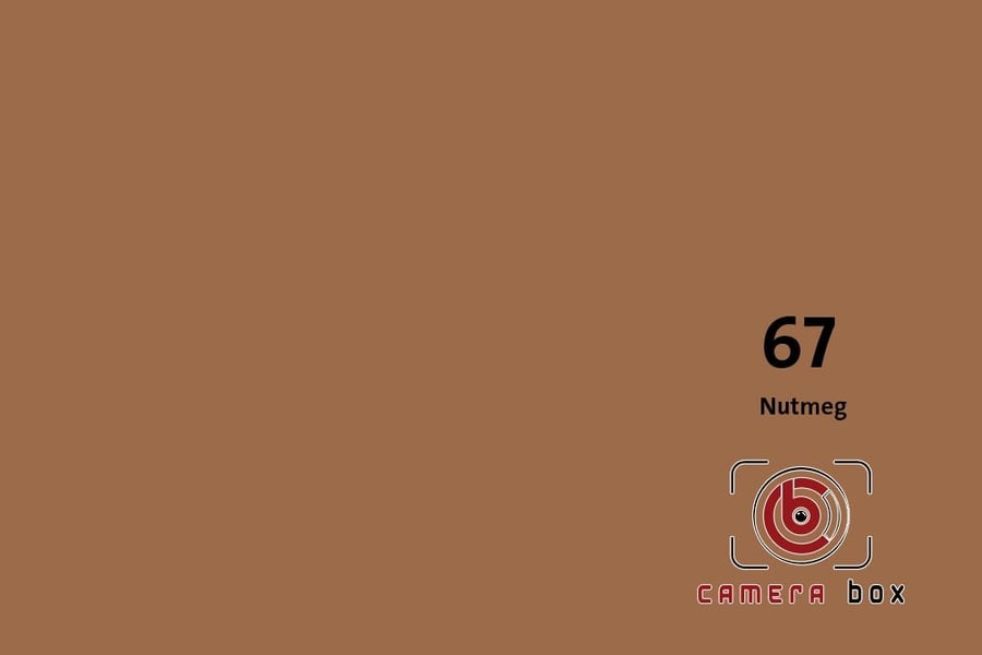 CameraBox #67 Seamless Background Paper (Nutmeg, 2.7x10m)