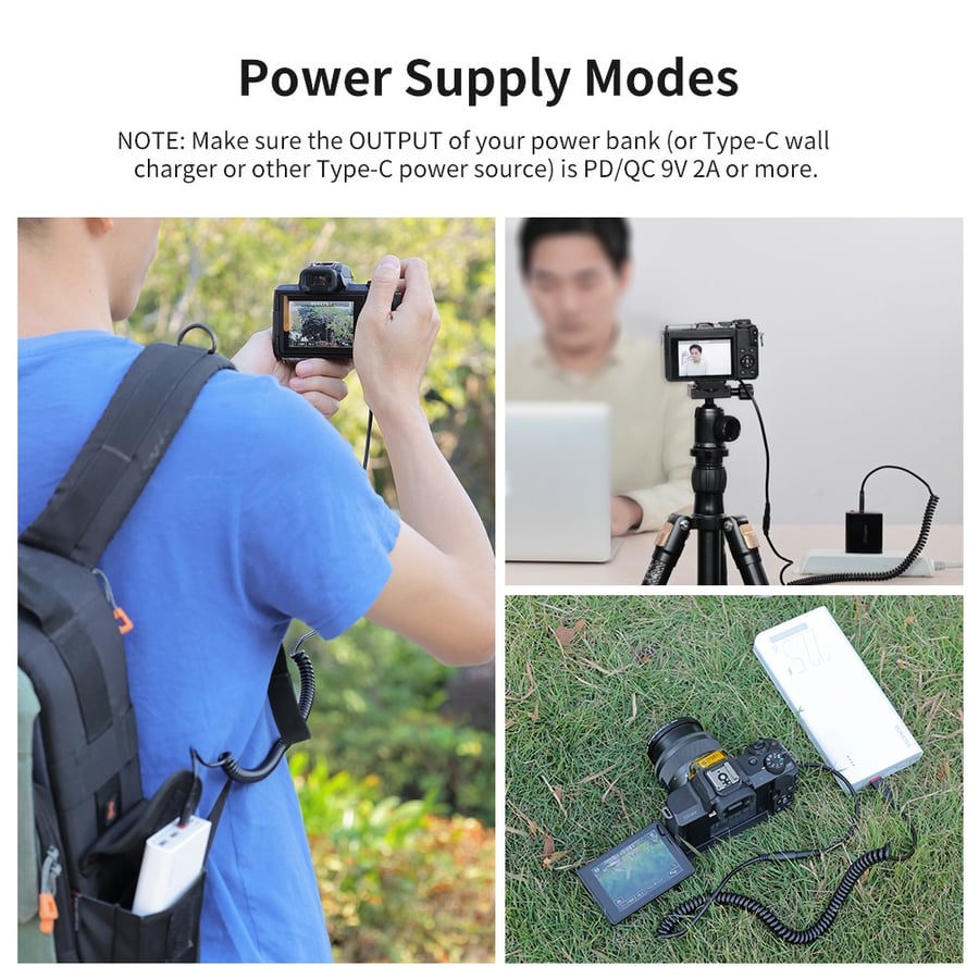 KingMa Portable LP-E12 Dummy Battery USB-C LP-E12 for Canon