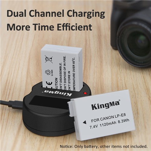 KingMa LP-E8 Battery for Canon EOS