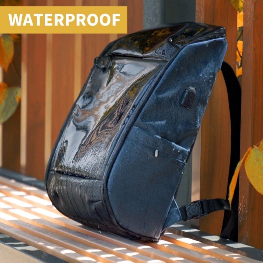 Beschoi Laptop Backpack, Business Waterproof Anti Theft Durable Backpack with USB Port Charging Fits for 17.3 Inch Laptop