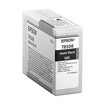 إبسون T8508 UltraChrome HD خرطوش حبر باللون الأسود اللامع 80ml P800