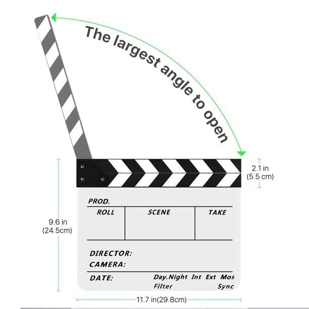 Provision Directors Film Clapper Board