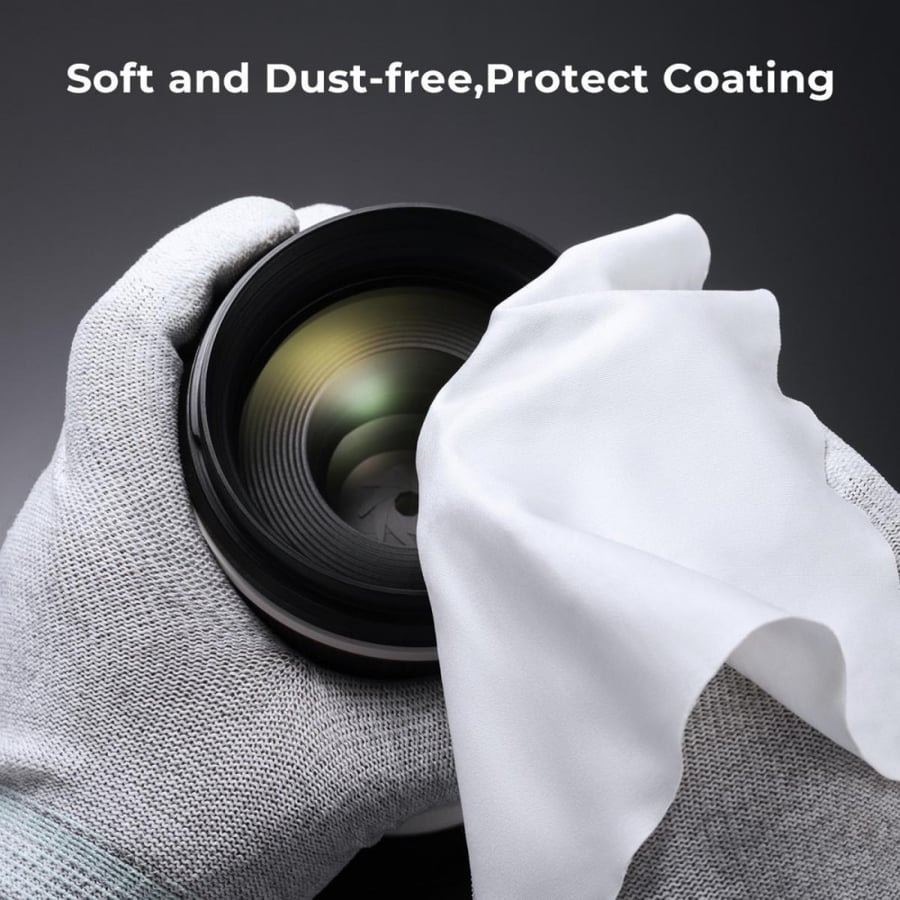 K&F Concept Cleaning Cloth Set Needle-free Cleaning Cloth Dry Cloth 15*15cm Color Box 20PCS