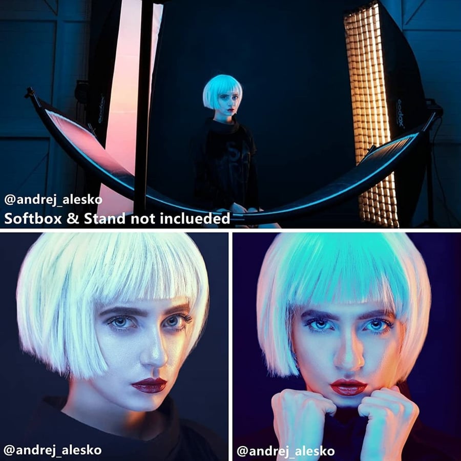 Selens 4 in 1 U-Shape Curved Light Reflector Kit 60 x 180 cm (without Light Stand)