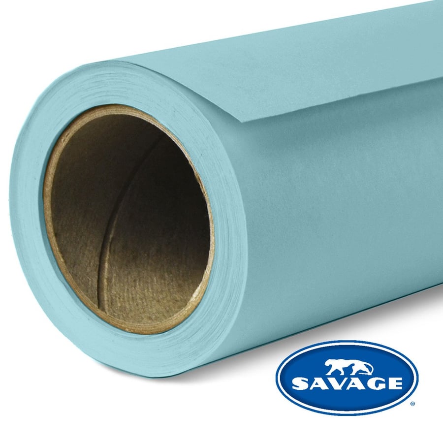 Savage #02 Seamless Background Paper (Sky Blue, 1.35 x 11m)