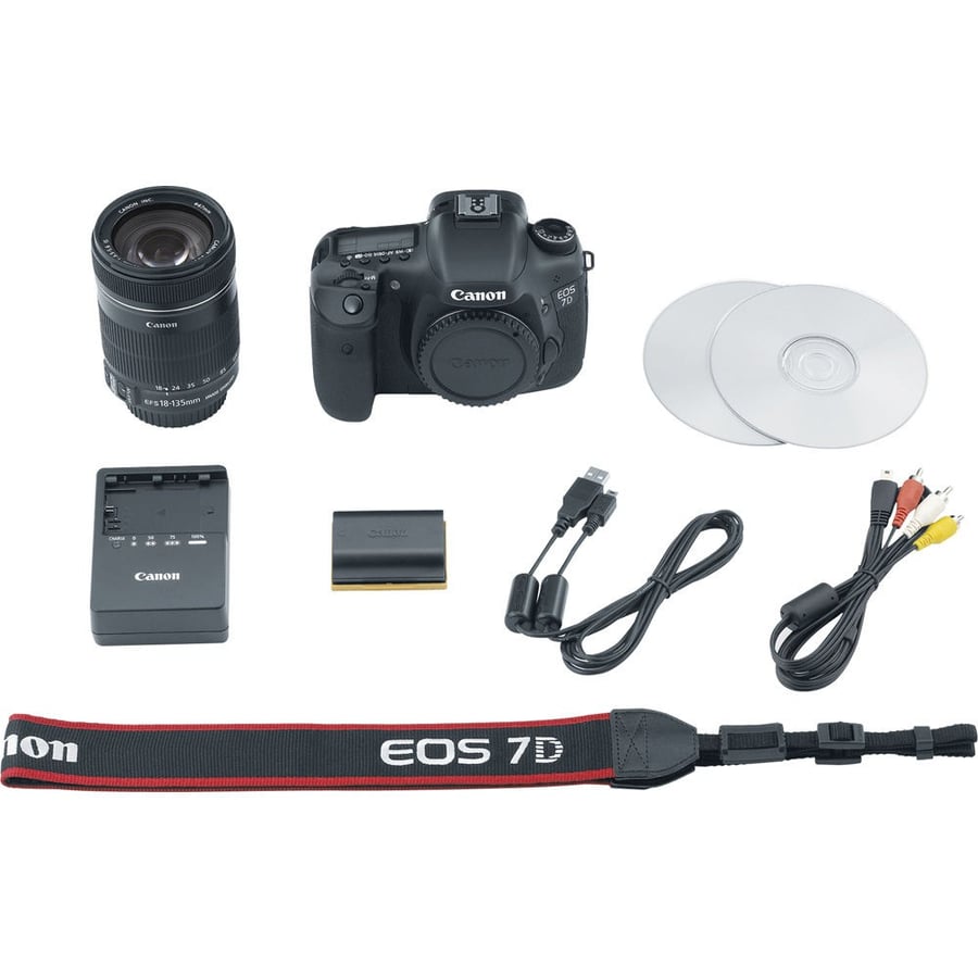 Canon EOS 7D Mark II DSLR Camera with 18-135mm f/3.5-5.6 IS USM Lens Kit