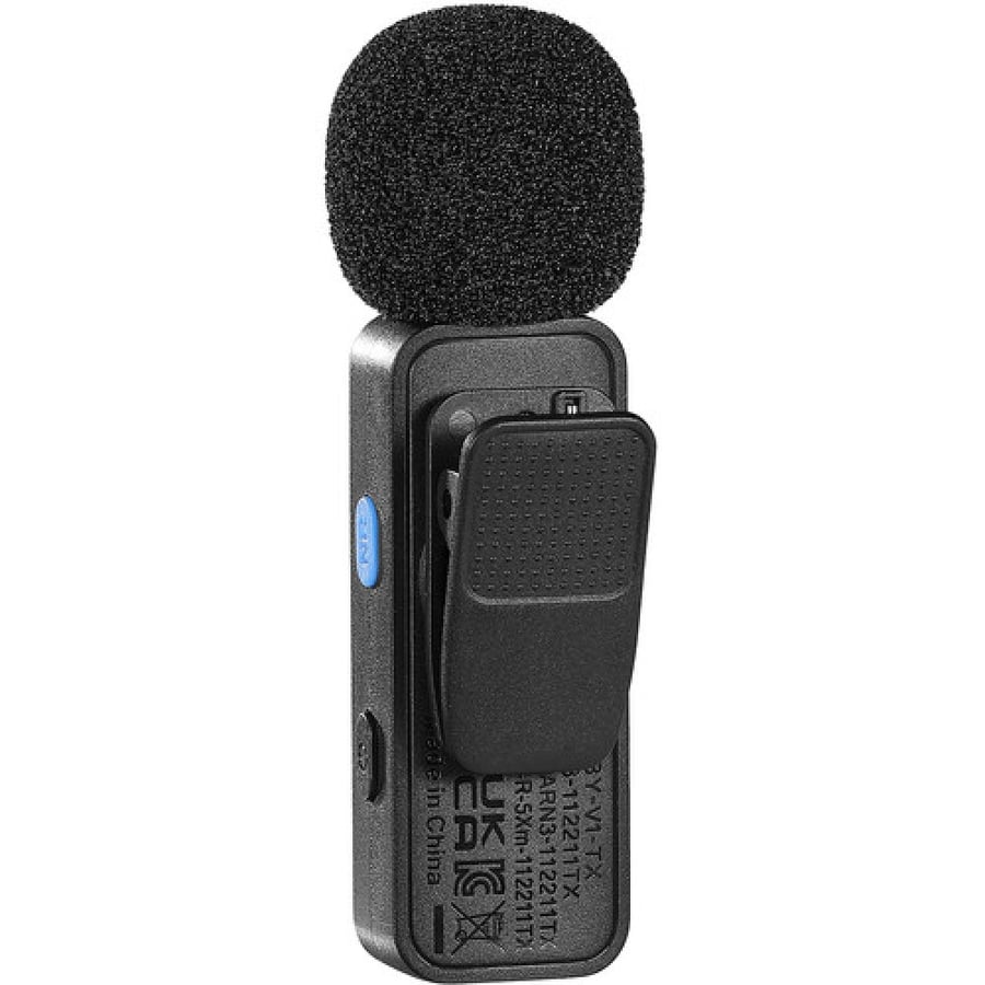 BOYA BY-V1 Ultracompact Wireless Microphone System with Lightning Connector for iOS Devices (2.4 GHz)