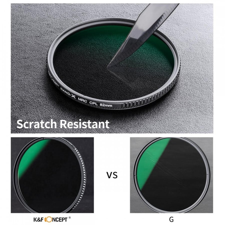 K&F Concept 52mm Nano X Multi-coated Polarized MRC Filter